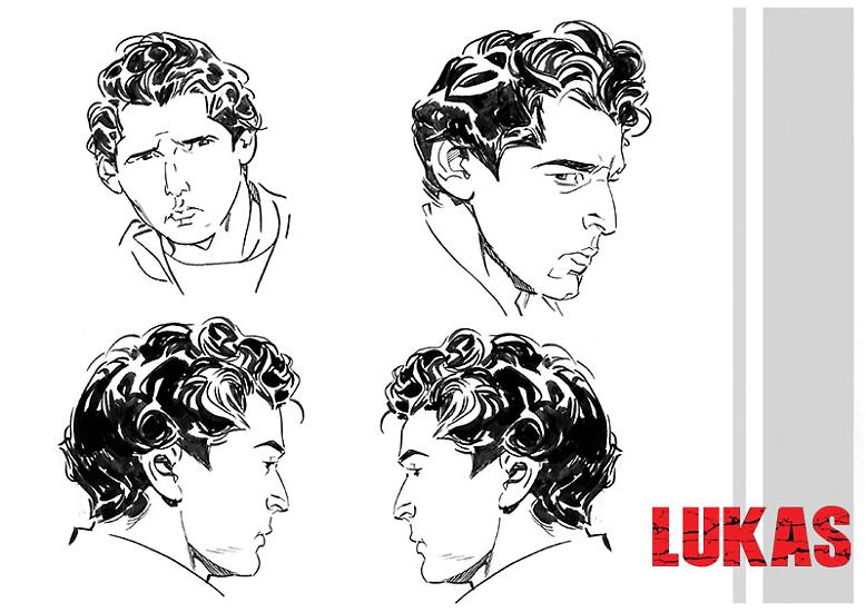 Lukas - Disegni di Michele Benevento per la "bibbia" della serie