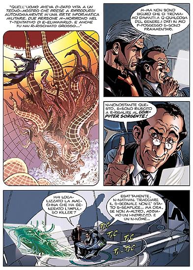 "Demoni e silicio" Testi: Davide Rigamonti - Disegni: Ivan Calcaterra - Colori: Fabio D'Auria