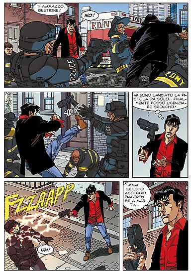 "Incubo impossibile" Testi: Luigi Mignacco e Alfredo Castelli - Disegni: Luigi Piccatto e Renato Riccio - Colori: Overdrive Studio