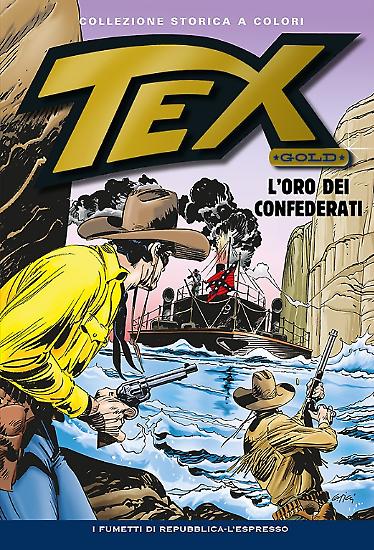 Tex Gold n.6 "L'oro dei confederati" - Copertina: G. Ticci