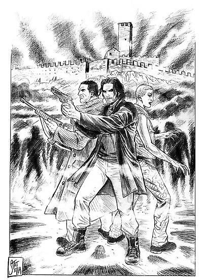 Illustrazione per Uchronia Comics Convention di Bellinzona