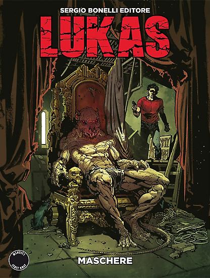 Lukas n.5 "Maschere" - Testi di Michele Medda, disegni di Andrea Borgioli, copertina di Michele Benevento e Lorenzo De Felici