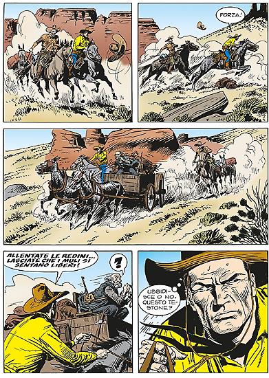 "Lungo i sentieri del West" Testi: Antonio Segura - Disegni: José Ortiz.