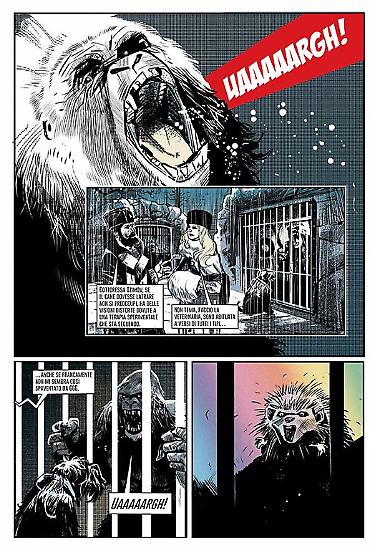 Pagina di "Josif": disegni di Fabiano Ambu e testi di Davide Barzi.