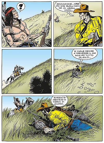 "Sentieri selvaggi" Testi: Antonio Segura - Disegni: José Ortiz.