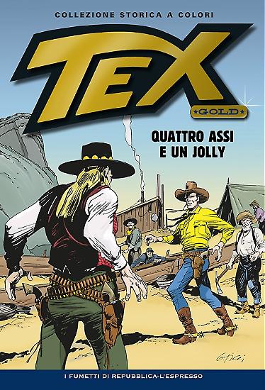 Tex Gold n.26 "Quattro assi e un jolly" - Copertina: G. Ticci.