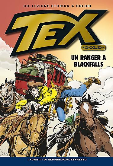 Tex Gold n.27 "Un ranger a Blackfalls" - Copertina: G. Ticci.