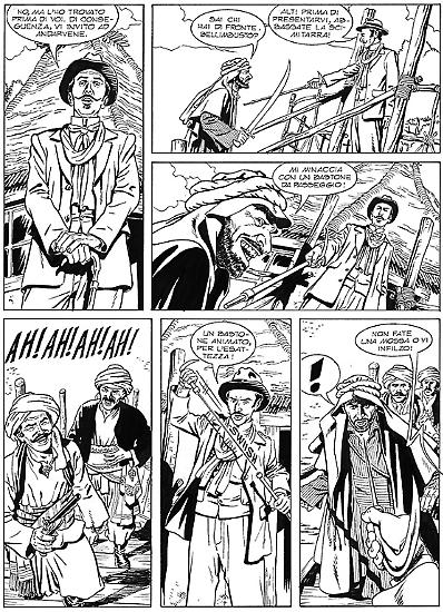 Narciso Molfetta si presenta - Dal n.1 di Adam Wild, disegni di Alessandro Nespolino.