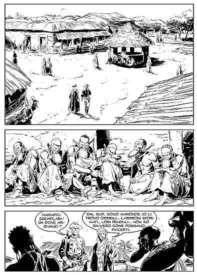 Tavola tratta da Adam Wild n.2, disegni di Darko Perovic.