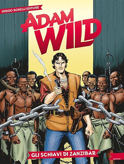 Adam Wild n.1 "Gli schiavi di Zanzibar" - Testi G. Manfredi, disegni A. Nespolino e copertina D. Perovic