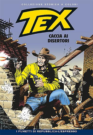 Tex Collezione storica a colori n. 240 "Caccia ai disertori" - Copertina di Claudio Villa.