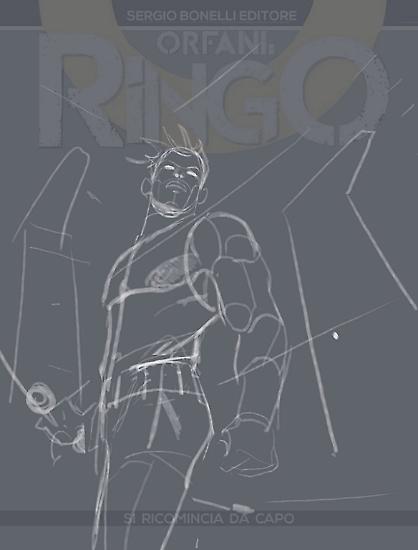 Studi per la copertina del n.1 di Orfani: Ringo.