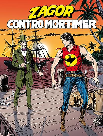 Zagor n.523 "Zagor contro Mortimer" - testi di Moreno Burattini, disegni di Marco Verni.