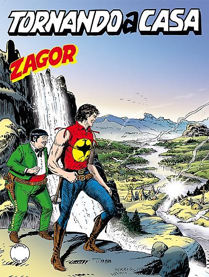 Zagor n.590 "Tornando a casa" - testi di Moreno Burattini, disegni di Marco Verni.