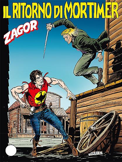 Zagor n.460 "Il ritorno di Mortimer" - testi di Moreno Burattini, disegni di Marco Verni.