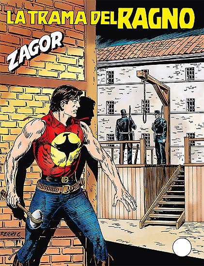 Zagor n.459 "La trama del ragno" - testi di Moreno Burattini, disegni di Marco Verni.