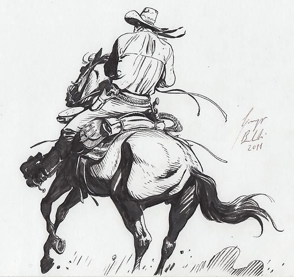 Disegno di Tex.