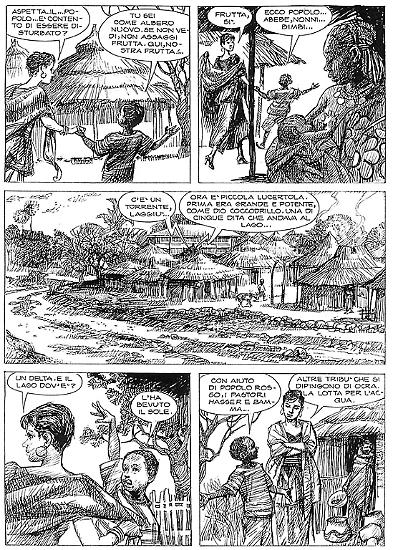 Julia n.199 "Il male d'Africa" - Testi di Giancaro Berardi e Lorenzo Calza, disegni di Giorgio Trevisan.