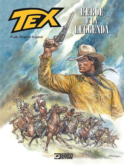 La copertina del volume Tex - L'eroe e la leggenda