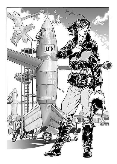 Disegno di Luca Enoch per Lucca Comics & Games 2013.