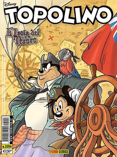 La copertina di Topolino n.3094, che contiene la storia di Dylan Top, nella sua edizione da edicola.