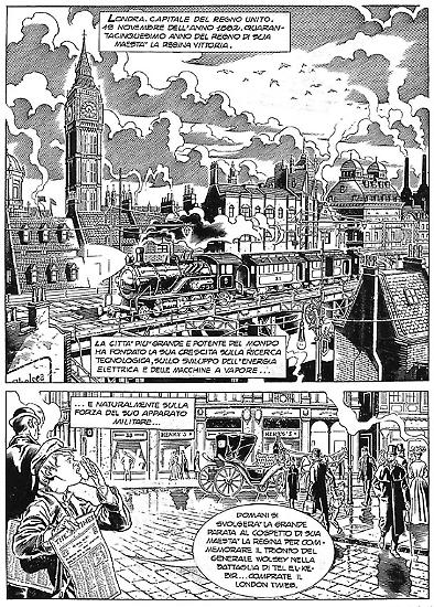 I pionieri dell'ignoto n.1 - testi di Stefano Vietti, disegni di Alessandro Bignamini.