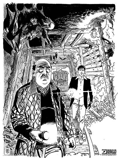 Disegno di Bruno Brindisi - Dylan Dog.