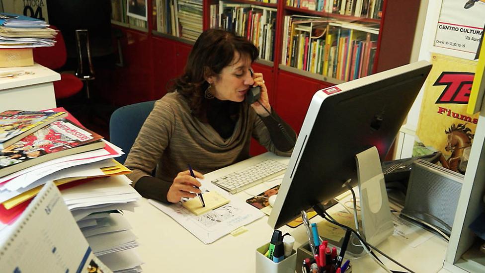 La poliglotta Magda Barbaro.