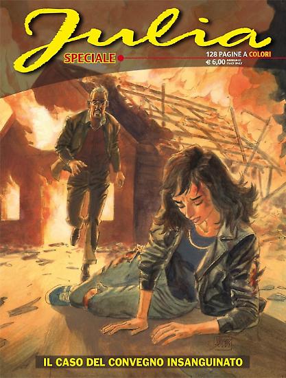 Speciale Julia 1, "Il caso del convegno insanguinato", Copertina di Marco Soldi.