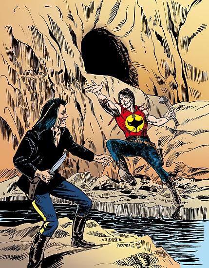 A picture by Ferri, for a brazilian issue of Zagor (Mythos Editora).