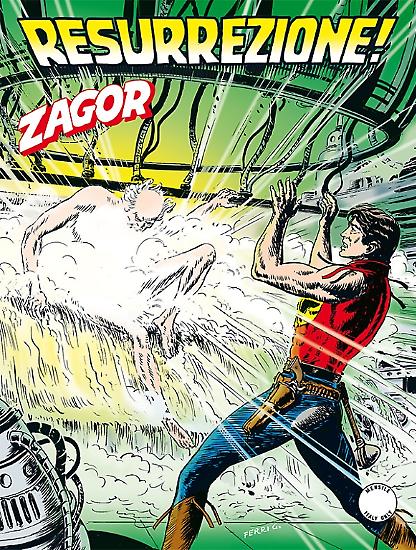 Zagor n.602 "Resurrezione!", in edicola dal 2 settembre. Testi Burattini, disegni Ferri/Sedioli e Verni.