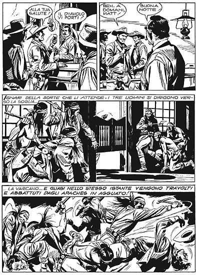 Il massacro di Goldena, seconda avventura di "Tex. Vendetta indiana".
