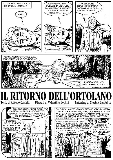 Una tavola tratta dall'albetto "Il ritorno dell'Ortolano".