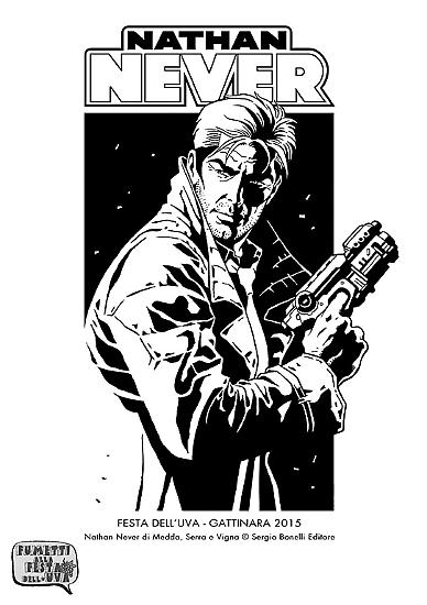 Disegno di Sergio Giardo - Nathan Never.
