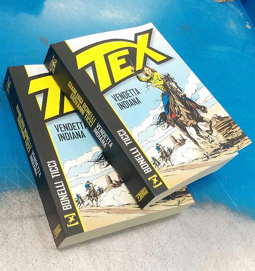 I primi volumi! "Tex. Vendetta indiana" pronto per giungere nelle vostre mani!