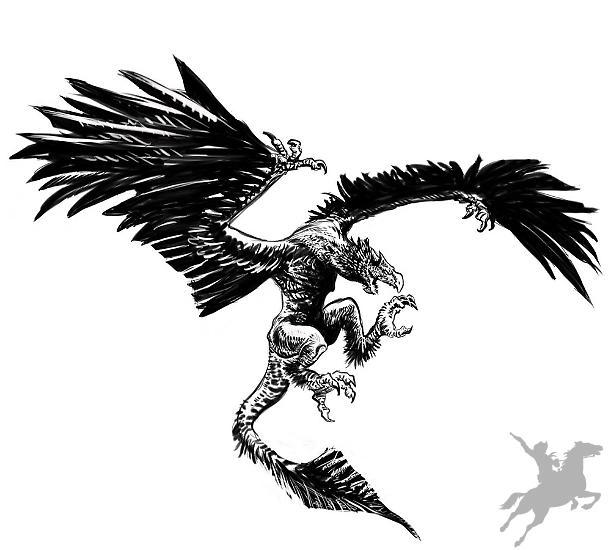 Progetto Viverne imperiali - disegni di Giancarlo Olivares.