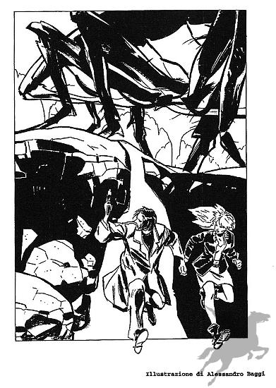 Dampyr Numero 0, disegno di Alessandro Baggi.