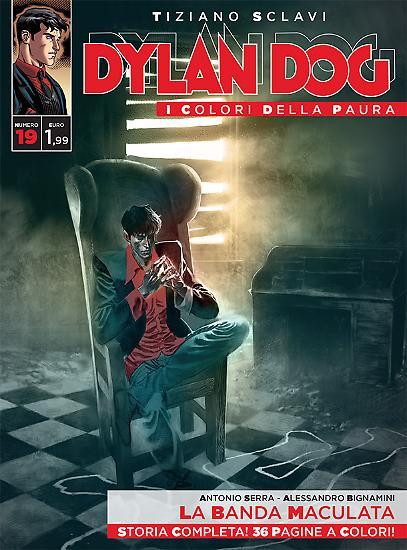 Dylan Dog, I colori della paura n.19 - "La banda maculata", testi Antonio Serra, disegni Alessandro Bignamini, copertina Christopher Possenti.
