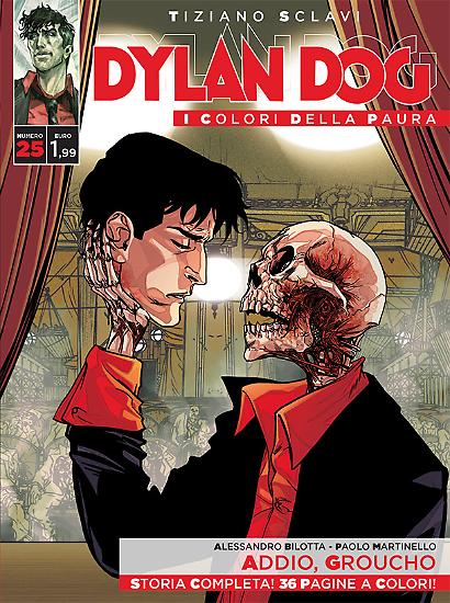 Dylan Dog, I colori della paura n.25 - "Addio, Groucho", testi Alessandro Bilotta, disegni Paolo Martinello, copertina Carmine Di Giandomenico.