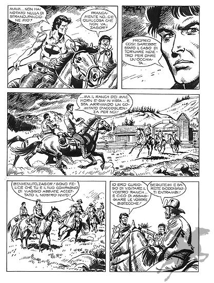 The 26th Maxi Zagor, by Luigi Mignacco (texts) and Gaetano & Gaspare Cassaro (drawings).