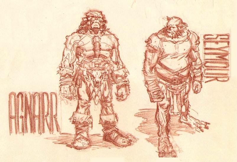 Michele Benevento - Troll sketches.