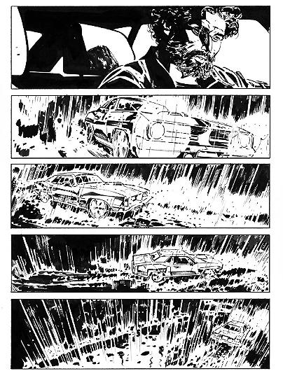 A page from the last issue of Lukas Reborn (drawn by Michele Benevento).