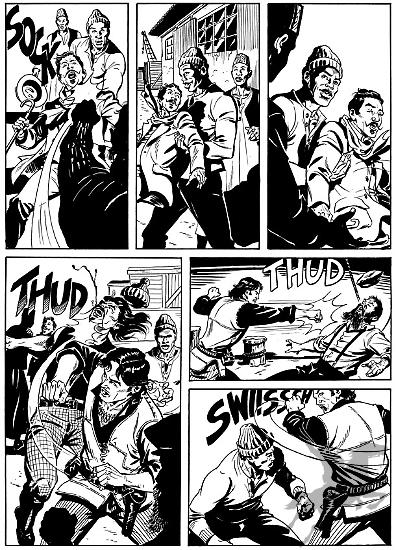 Adam Wild n.18, art by Massimo Cipriani.