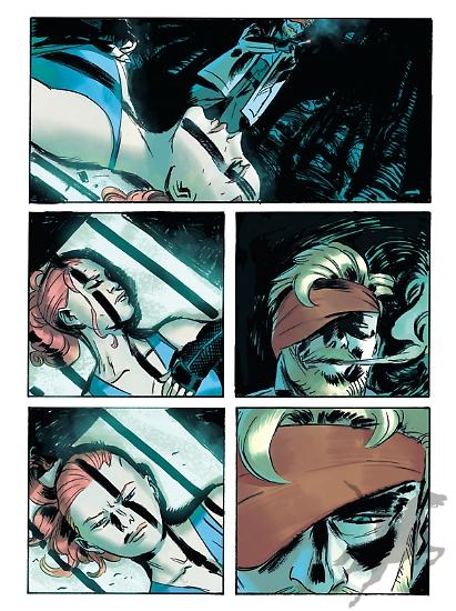 Orfani Nuovo Mondo n.7, art: Werther Dell'Edera, colors: Giovanna Niro.