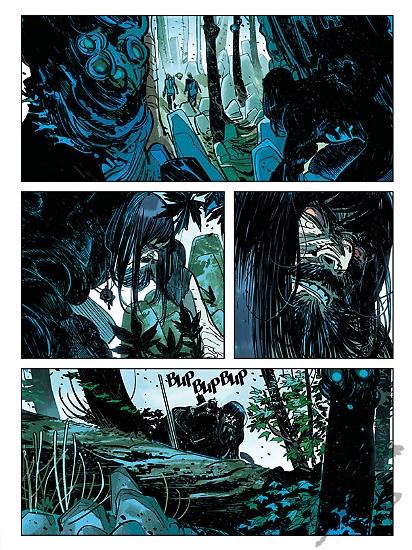 Orfani Nuovo Mondo n.5, art: Davide Gianfelice, colors: Annalisa Leoni.