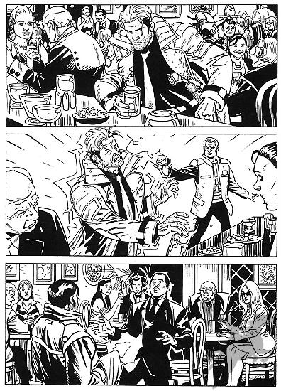 Pagina, in anteprima, tratta dal n.304, testi di Michele Medda, disegni di Germano Bonazzi.