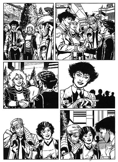 Tavola in anteprima tratta dalla storia tripla (n.301/302/303) scritta da Antonio Serra e illustrata da Sergio Giardo.