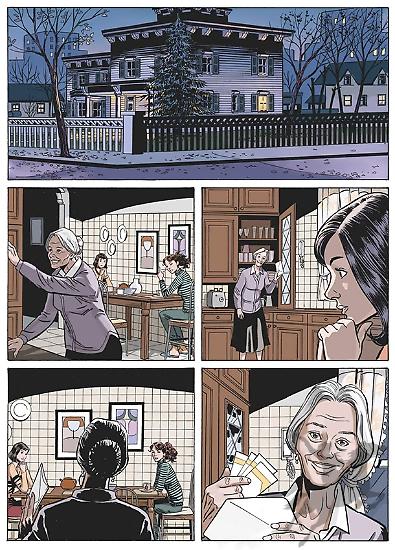 Tavola in anteprima dello Speciale estivo di Julia, disegni di Claudio Piccoli, colori di Spartaco Lombardo.