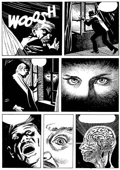 Tavola di Gianluigi Coppola dal Maxi Dylan Dog autunnale.