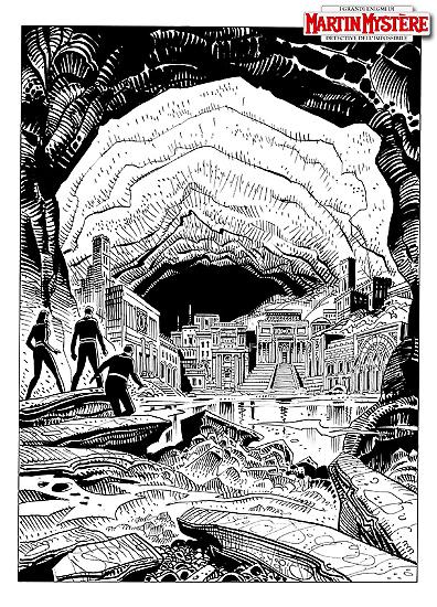 "Il Nilo giallo", disegni di Giancarlo Alessandrini.